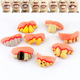 8Pcs Funny Ugly Fake Teeth Gag Gift Costume Party Game Accessories Random