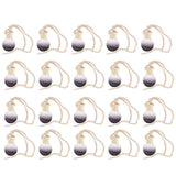 Maxbell 20Pcs 10ml Empty Perfume Bottle Car Hanging Pendant Home Decor Round