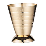 Maxbell Cocktail Jigger Practical Stainless Steel Measuring Cup for Home Bar Kitchen Gold
