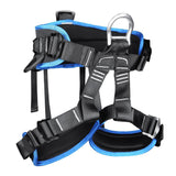 Maxbell Professional Safety Rock Climbing Rappelling Harness Seat Sitting Bust Belt Blue - Aladdin Shoppers