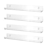 Maxbell Acrylic Vinyl Records Shelves Stylish for Picture Magazines Kids Bookshelves 15 inch