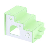 Maxbell Maxbell Hamster Hideout House Wooden Living Hut Exercise Nest for Mouse green