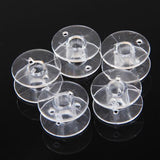 Maxbell 2x 5pc Clear Plastic Bobbins for Brother Sewing Machine