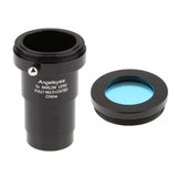 Maxbell Telescope Eyepiece Barlow Lens 5X for Astronomical Photography + Filter #80A