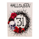 Maxbell Double Sided Burlap Halloween Applique Garden Flag Outdoor Decor Banner 5