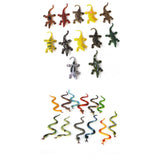 Maxbell 24pcs Plastic Crocodile + Snake Animal Model Figure Kids Party Favor Bag Filler