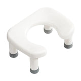 Toilet Stool Seniors Convenient Ergonomic Easy Storage Sturdy Bathroom Stool White S