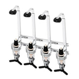 Maxbell 2xWall Mount 4-station Liquor Wine Dispenser Machine Bar Drinking Pourers 45ml