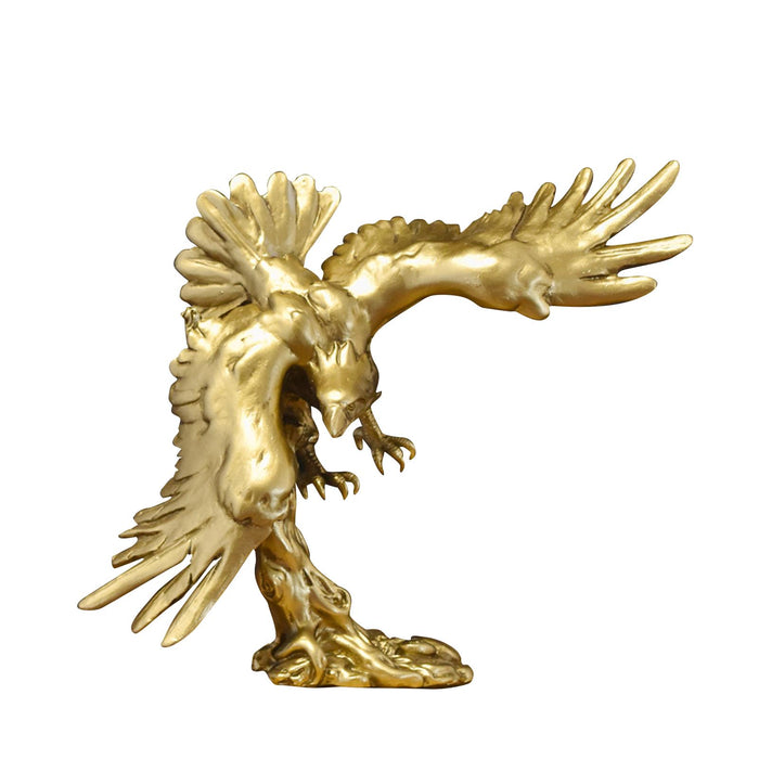Maxbell Eagle Figurine Sculpture for Desktop Display Decor Dining Room Lawn Porch