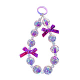 Maxbell Phone Charm Phone Keychains Purse Backpack Accessory for Birthday Gift Woman violet