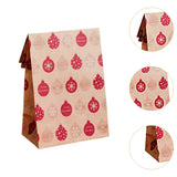 Maxbell 10x Christmas Gift Bag Presents Bag for Home Decoration Party Decor Supplies Red