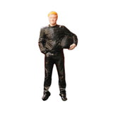 Maxbell 1/64 Diorama Stylish Figure People Model for DIY Project Dollhouse Accessory Black Color Racer Man