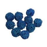 Maxbell 20pcs 3cm Wicker Rattan Balls Xmas Wedding Decorative Crafts