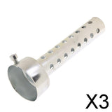 Maxbell 3xUniversal Motorcycle Exhaust Can Silencer Muffler Baffle 42mm