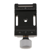 Maxbell Aluminum Screw Knob Clamp Arca Swiss Mini Quick Release Clamp DC-38Q Buckle