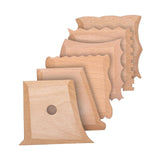 Maxbell Pottery Clay Ribs Modeling for Pottery Enthusiast Professionals Carving Clay 6pcs