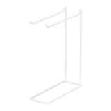 Maxbell Jewelry Display Stand Modern Iron Storage Holder for Watches Bangle Hairband White