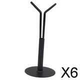 Maxbell 6x1/6 Scale Y-Type Display Stand Holder fit for 12" Action Figures Black Metal