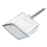 Maxbell Cat Litter Scoop Metal Pet Sand Waste Scooper for Rabbits Kittens Sand Waste Silver