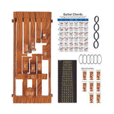 Maxbell Guitar Aid Chord Accessories Guitar Chord Changer for Home Anywhere Beginner Wooden red