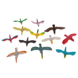 Maxbell Maxbell Pack Of 12 Plastic Flying Birds Animal Figures Kids Toys Collectible Gift