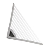 Maxbell Triangle Foldable Sink Dish Drainer Versatile Accessory for Kitchen Portable 60x43x43cmLight Grey