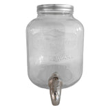 Maxbell Maxbell Glass Drink Dispenser Portable Beverage Dispenser for Tea Fridge Anniversary 5L 10.5cmx17cmx27cm