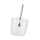 Maxbell Portable Safe Lock Box with Steel Wire Storage Box for Office Outdoor Travel white