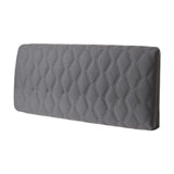 Maxbell Bed Headboard Slipcover Removable Decor Protector for Dorm Room Bedroom Home Deep Grey