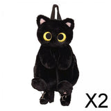 Maxbell 2xCute Plush Animal Cat Backpack Fashion Schoolbag for Adults Teens College