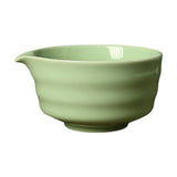 Maxbell Ceramic Matcha Tea Bowl 450ml Matcha Mixing Bowl for Family Friends Beginner Green