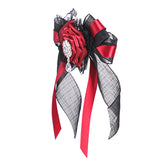 Maxbell Halloween Headdress Artificial Rose Headband for Role Playing Bride Carnival Style A Hair Clip