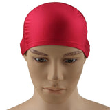 Maxbell Maxbell Adult Unisex Womens Mens Caps Swim Cap Pool Swimming Hat Long Hair Burgundy