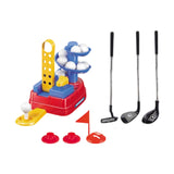 Maxbell Kids Golf Club Set Tees and Flags Retractable Clubs for Parks Indoor Outdoor