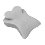 Maxbell Face Down Pillow Versatile Back Support for Watching Movies Reading Relaxing Light Gray