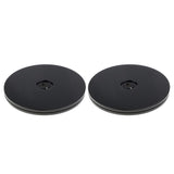 Maxbell 2Pcs 6'' Black Turntable Acrylic Rotating Display Stand for Watches Jewelry