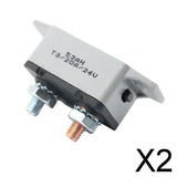 Maxbell 2x12V-24V Car Marine Boat Audio Circuit Breaker Manual Reset Fuseholder 20A