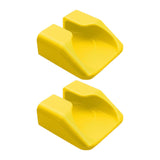 Maxbell 2 Pieces Bike Pedal Adapter Premium Road Cycling Bicycle Flat Step Converter Yellow