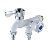Maxbell Water Faucet for Washing Machine Laundry Faucet for Laundry Room Pool Garden White