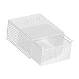 Maxbell Socks Underwear Drawer Organizer Cabinet Bin for Panty Lingerie Storing Sock M White