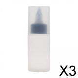 Maxbell 3xCamping Squeeze Oil Bottle Condiment Bottles for Home Frying Syrup black S