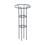 Maxbell Garden Obelisk Trellis Metal Plant Trellis for Climbing Plants Flowers Vines 100cm Black