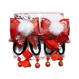 Maxbell New Year Hair Clips Chinoiserie Hair Barrettes for Birthday Holiday New Year Style B