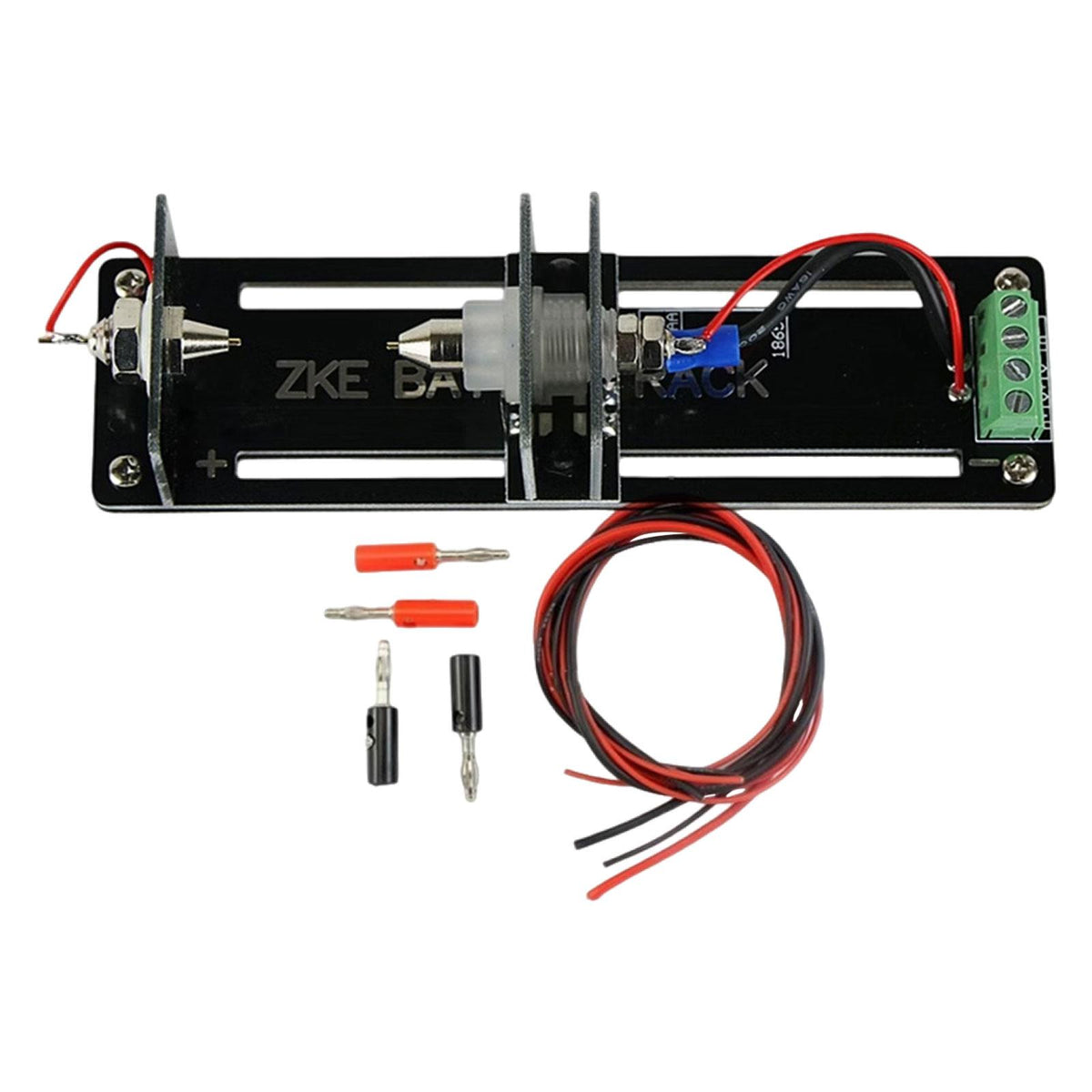 Maxbell Battery Holder Black with Wiring Terminal Battery Organizer for AA AAA 26650