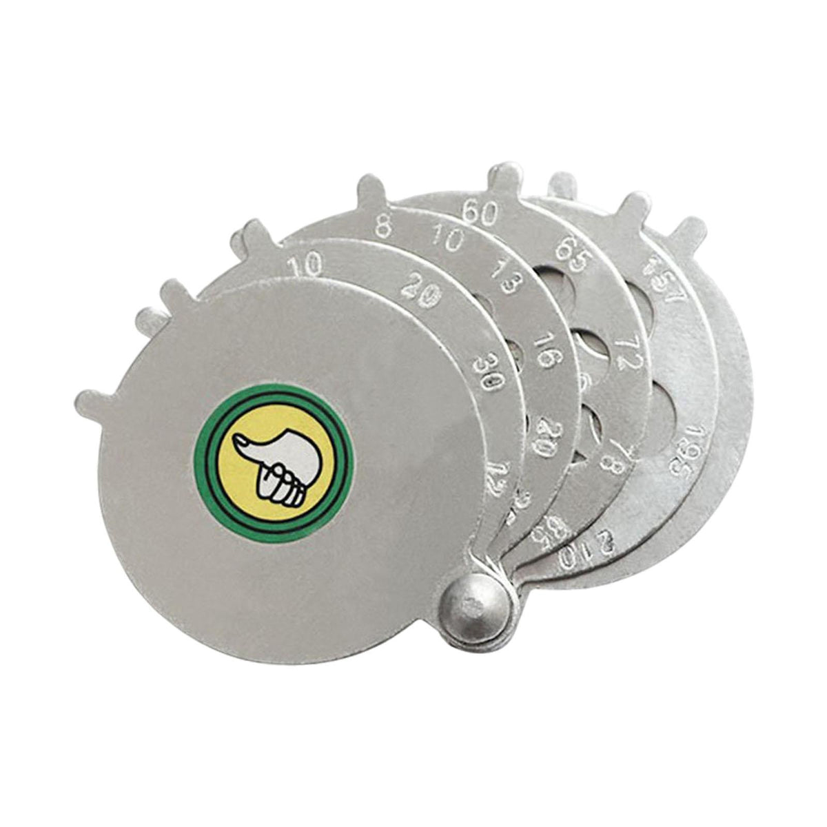 Maxbell Diamond Size Shape Compare Tool Alloy Measuring Ruler Clearly Scale Portable