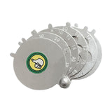 Maxbell Diamond Size Shape Compare Tool Alloy Measuring Ruler Clearly Scale Portable