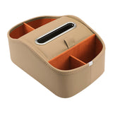 Maxbell Maxbell Car Armrest Storage Box Console Organizer for Lipstick Key Paper Towels beige