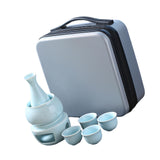 Maxbell Japanese Sake Set with Warmer Chinese Sake Set for Tea Party Home Restaurant light green