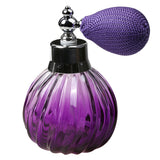 Maxbell 2pcs Vintage Glass Perfume Bottle Spray Atomizer Gift Blue & Purple 100ML