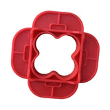 Maxbell Deck Spacer Tool Portable Deck Board Gap Tool for Hardwood PVC Decking Board Red 1 Piece